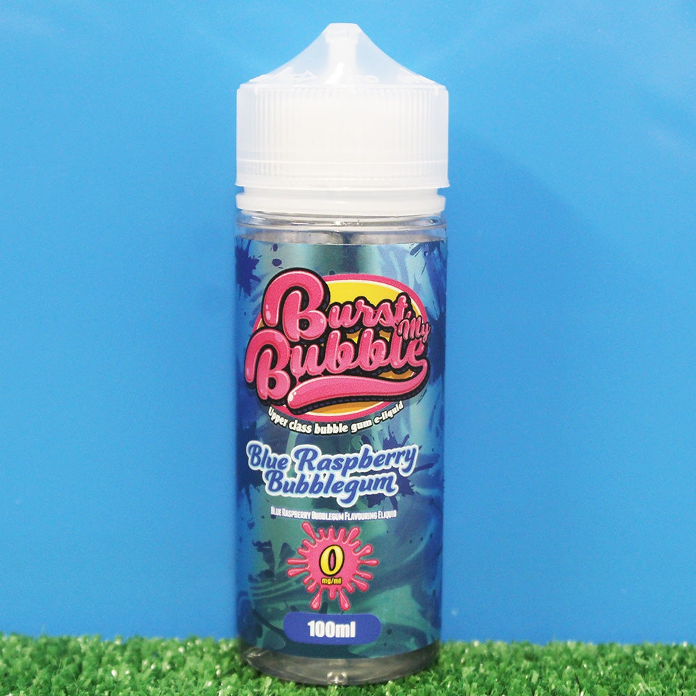 Blue Raspberry Bubblegum Shortfill E-Liquid By Burst My Bubble 100ml 