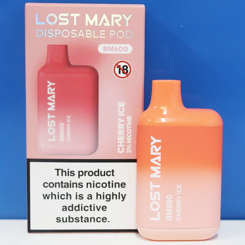 🌈 Cherry Ice Lost Mary BM600 Disposable Vape