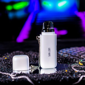 Lost Vape Ursa Cap Pod Kit 1000mah pearl white close up