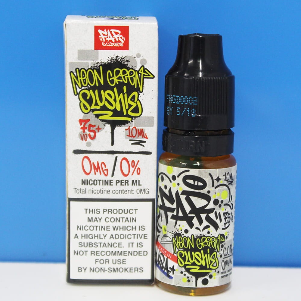 Neon Green Slushie E Liquid Far Range By Element 10ml