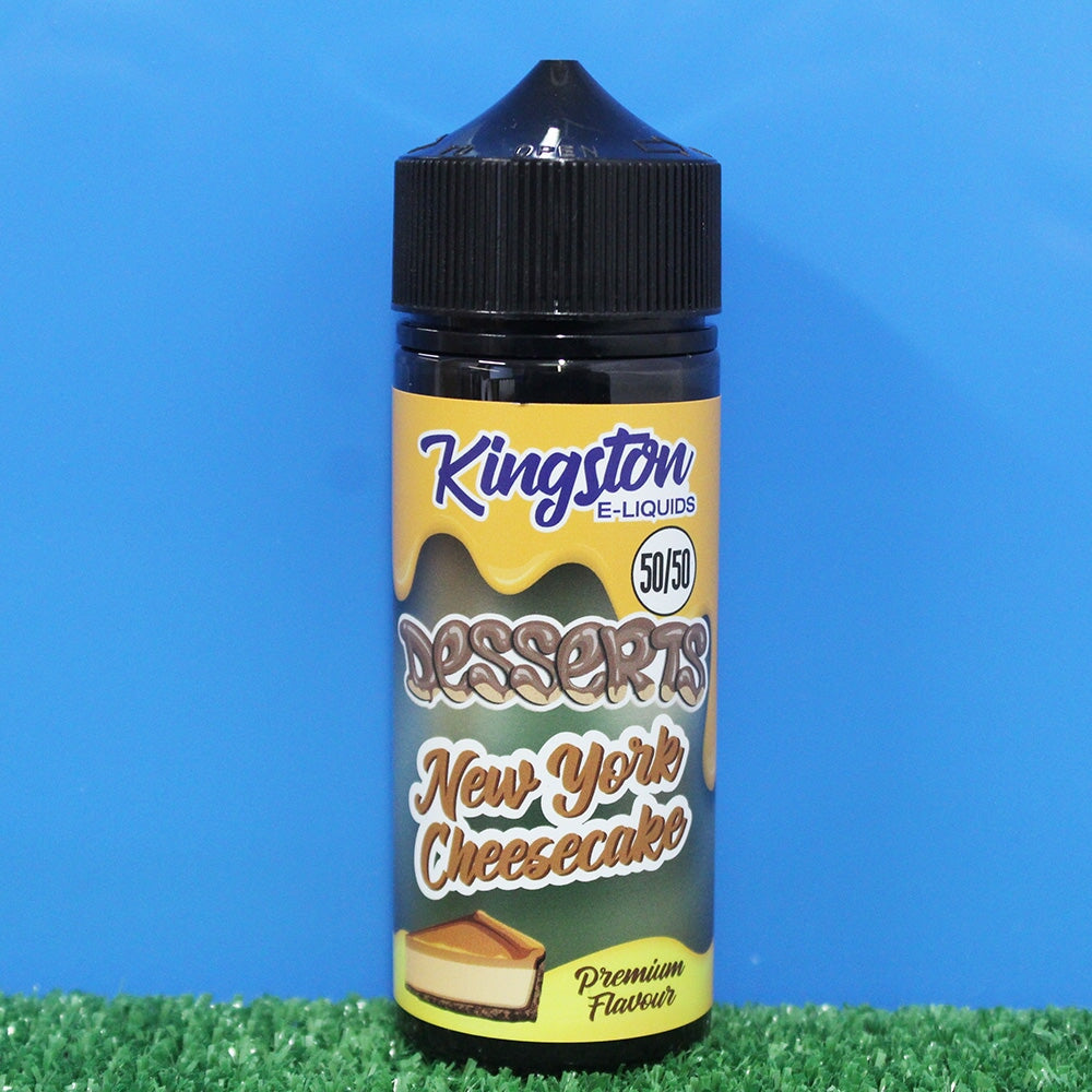 New York Cheesecake Shortfill E-Liquid By Kingston 100ml 50vg 50pg