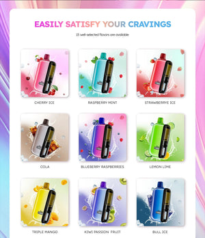 Sikary Disposable Vape By SKE 6000 Puffs TPD Compiliant flavours1