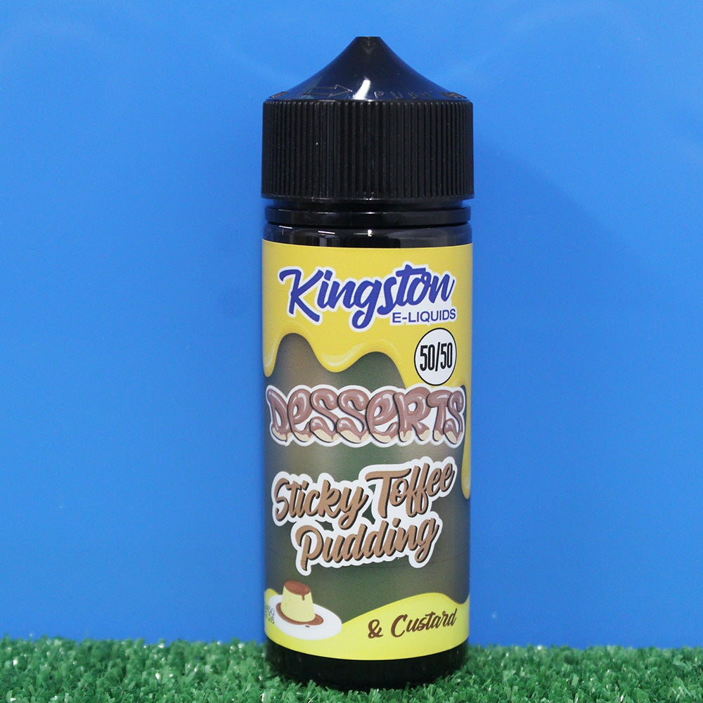 Sticky Toffee Pudding Shortfill E-Liquid By Kingston 100ml 50vg 50pg