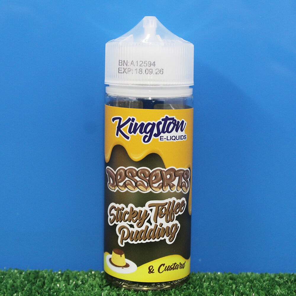 Sticky Toffee Pudding Shortfill E-Liquid By Kingston 100ml