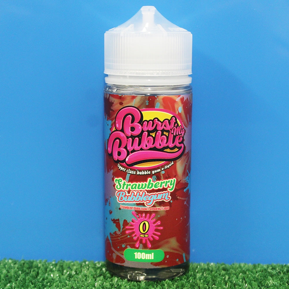 Strawberry Bubblegum Shortfill E-Liquid By Burst My Bubble 100ml