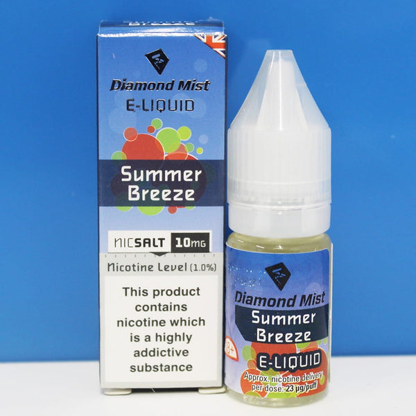 Summer Breeze Salt E-Liquid By Diamond Mist 10ml (PAST BB DATE)