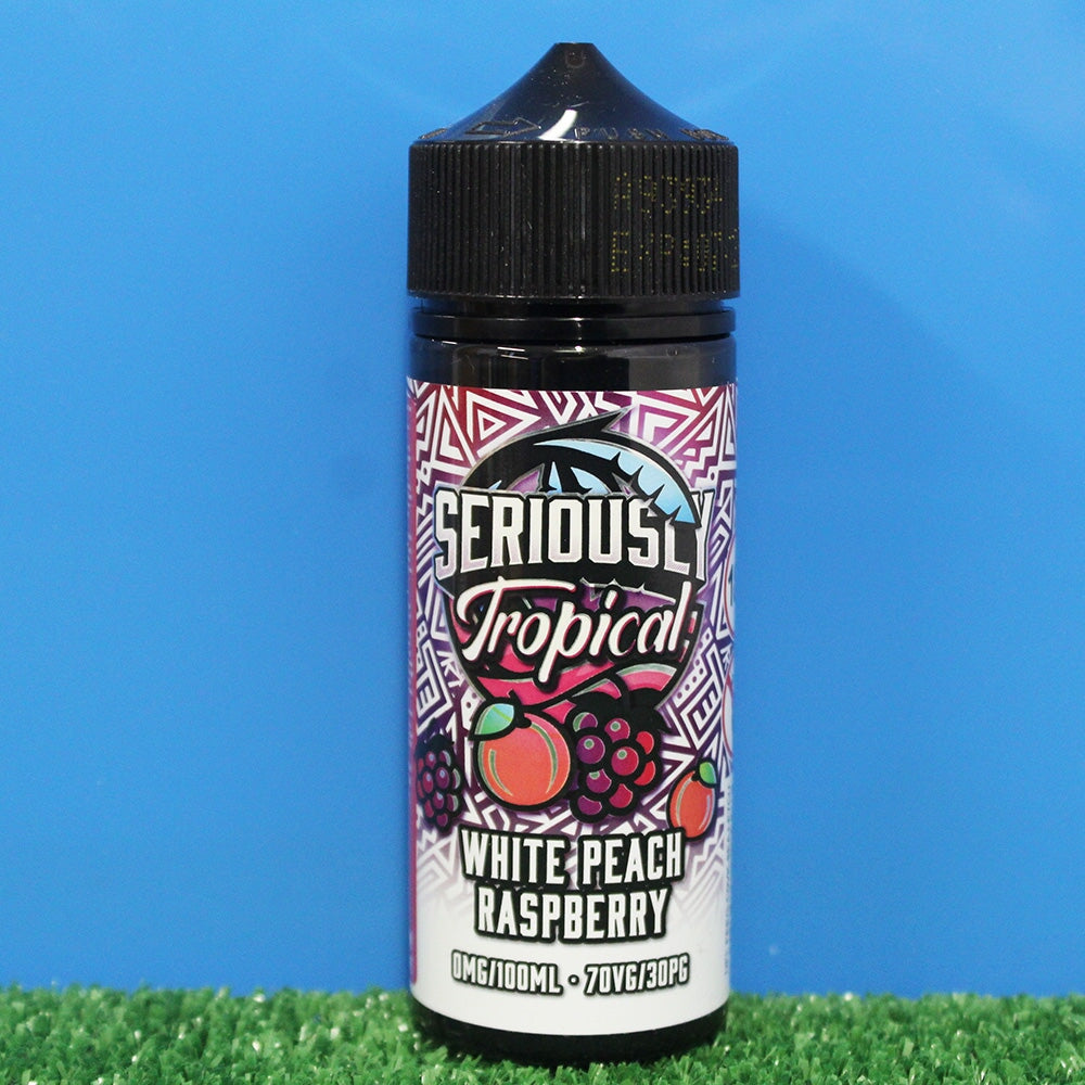 White Peach Raspberry Doozy Seriously Tropical Shortfill E-Liquid 100ml