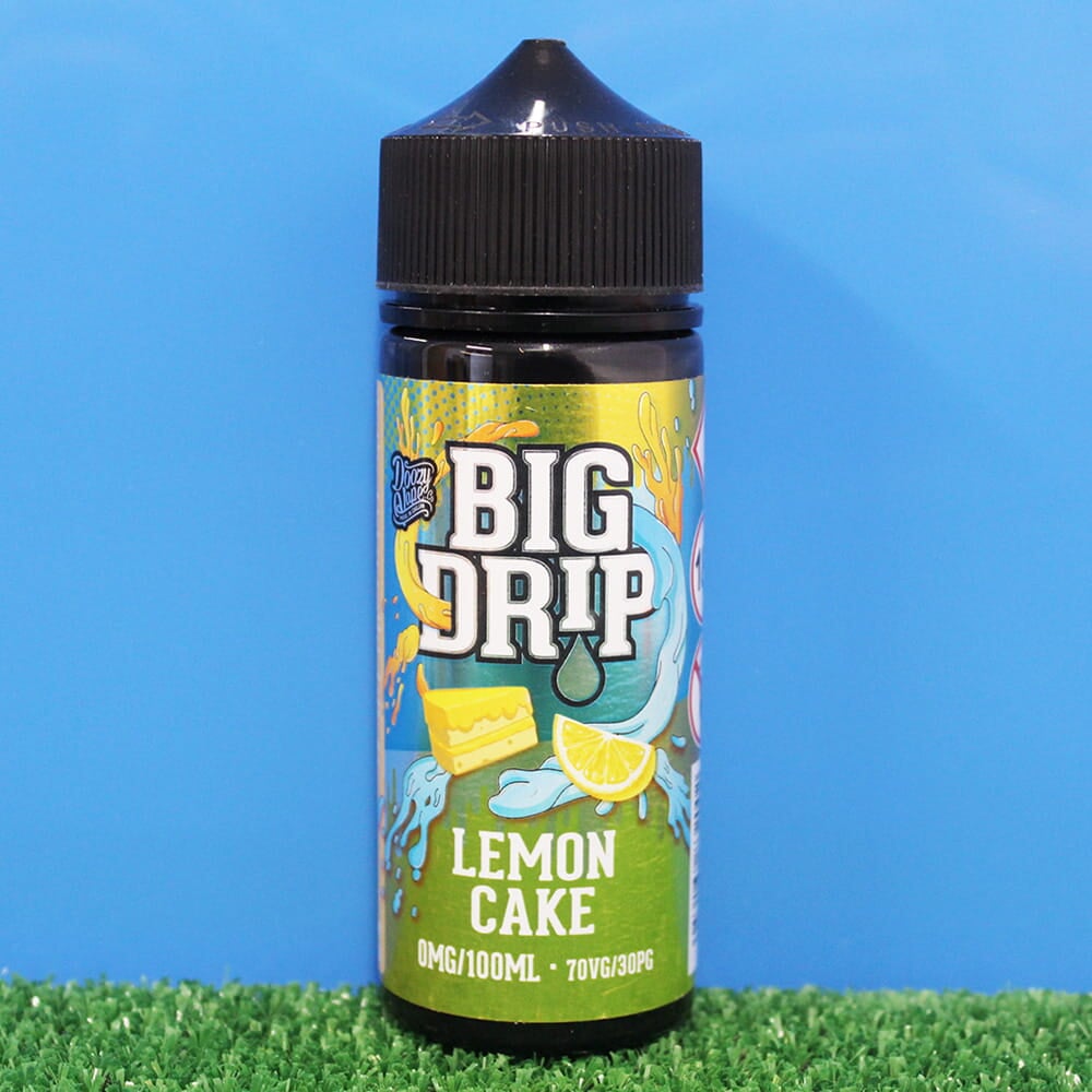 Lemon Cake Shortfill E Liquid Big Drip Range By Doozy Vape 100ml