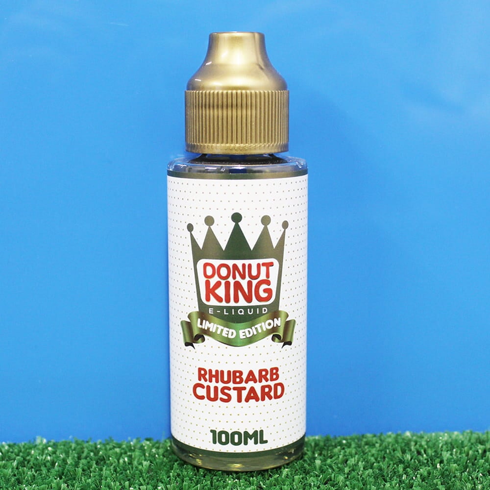 🌈 Rhubarb & Custard Shortfill E-Liquid By Donut King 100ml