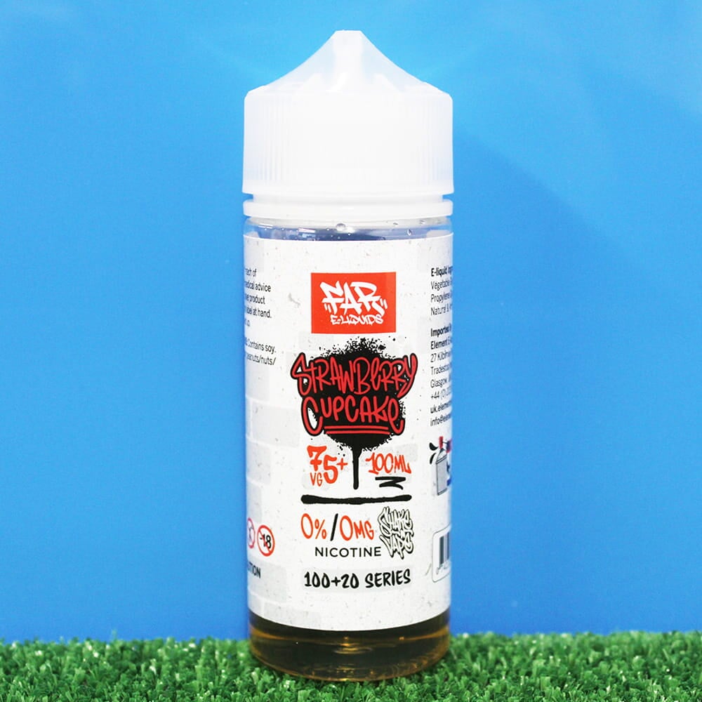 Strawberry Cupcake Shortfill E Liquid By Far Elements 100ml