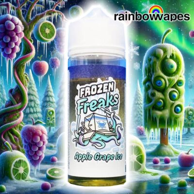 Apple Grape Ice Shortfill E-Liquid By Frozen Freaks 100ml £2.99