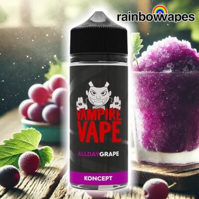 All Day Grape Shortfill E-Liquid By Vampire Vape 100ml £9.99