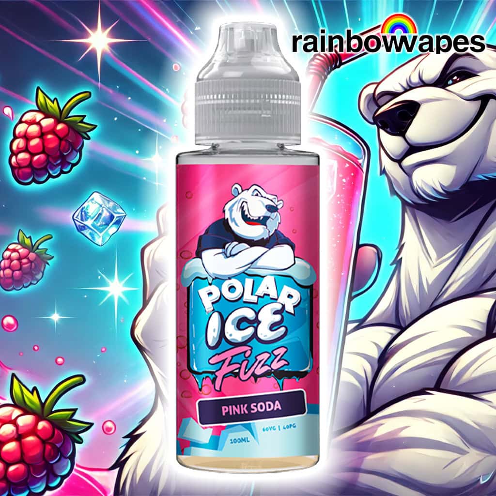 Pink Soda Shortfill E-Liquid By Polar Ice Fizz 100ml £4.99 1 Pink Soda Shortfill E-Liquid By Polar Ice Fizz 100ml £4.99