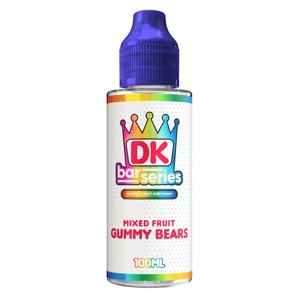 Mixed Fruit Gummy Bears Bar Series Shortfill E-Liquid By Donut King 100ml £4.89