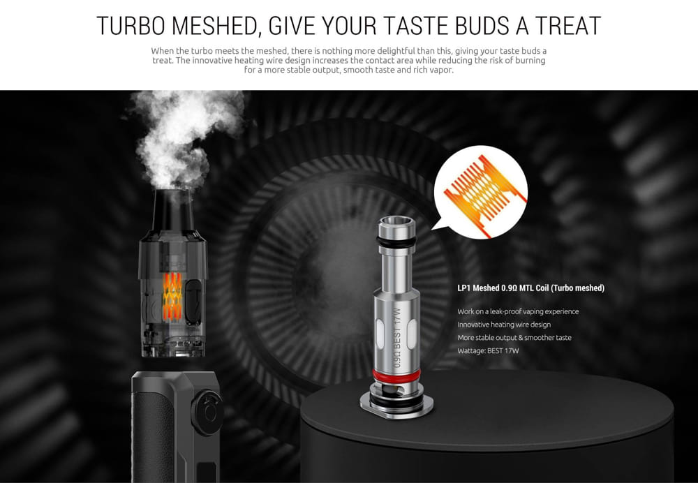 Smok RPM 25w Pod Kit (900mah Built In Battery) (Beige White Leather) £11.99 5 smok rpm 25w coil description