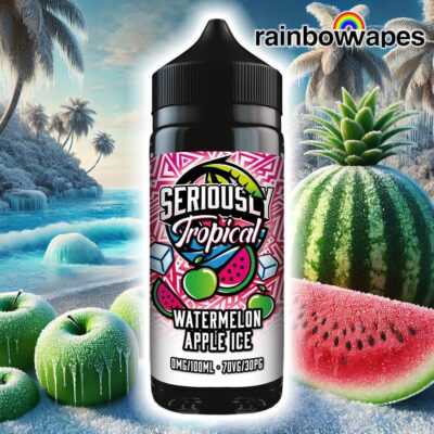 Watermelon Apple Ice Doozy Seriously Tropical Shortfill E-Liquid 100ml £6.49