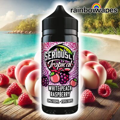 White Peach Raspberry Doozy Seriously Tropical Shortfill E-Liquid 100ml £6.49