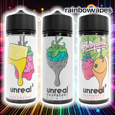 Unreal 100ml Shortfill E-liquids £4.99
