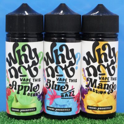 why not 100ml shortfill e-liquids