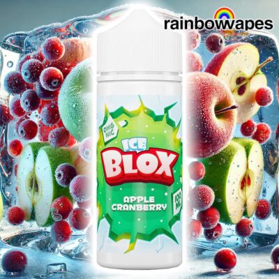 Apple Cranberry Shortfill E-liquid By Ice Blox 100ml £4.99