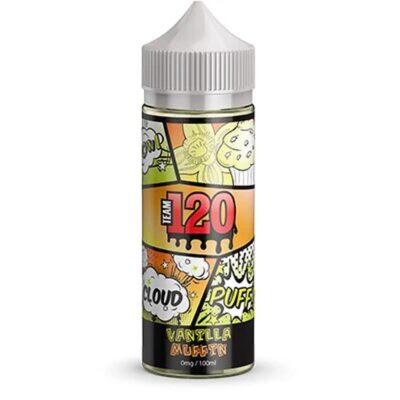 vanilla muffin shortfill e-liquid by team 120 100ml