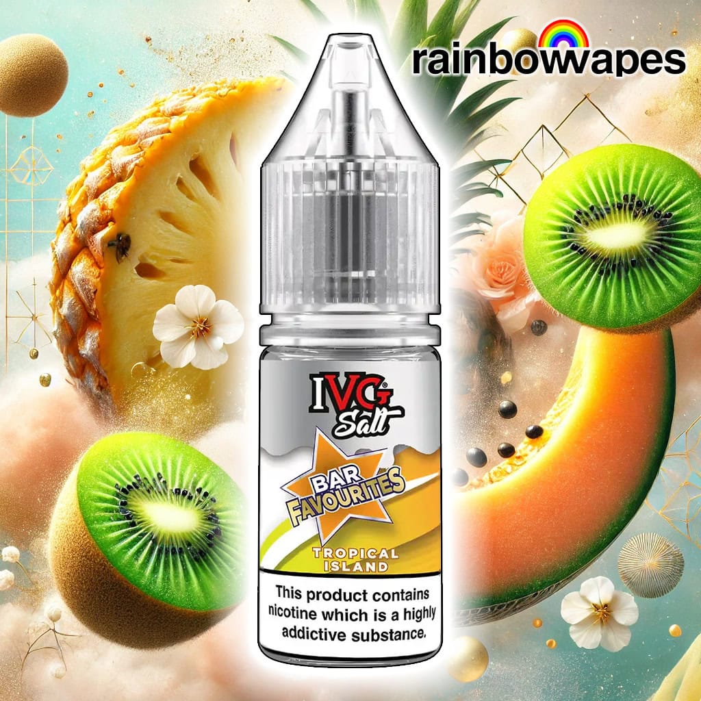 Tropical Island Salt E-liquid By IVG Bar Favourites 10ml