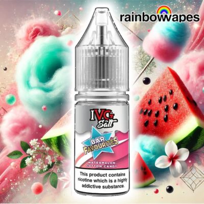 Watermelon Cotton Candy Salt E-liquid By IVG Bar Favourites 10ml
