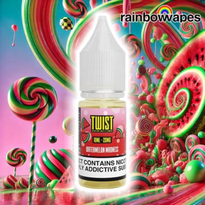 Watermelon Madness Salt E-liquid By Twist 10ml