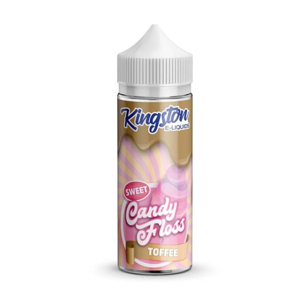 Toffee Candy Floss Shortfill E-Liquid By Kingston 100ml £3.99 1 toffee candy floss shortfill e-liquid by kingston 100ml