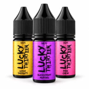 Lucky Thirteen Nic Salt E-Liquids 10ml new