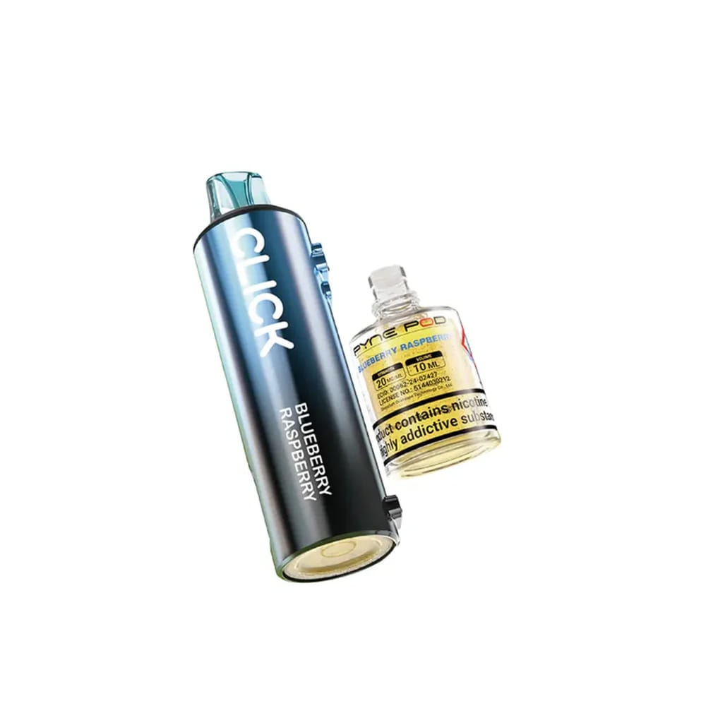 Pyne Pod Click Replacement Pods £3.99 2 BLUEBERRY RASPBERRY PYNE POD CLICK REPLACEMENT