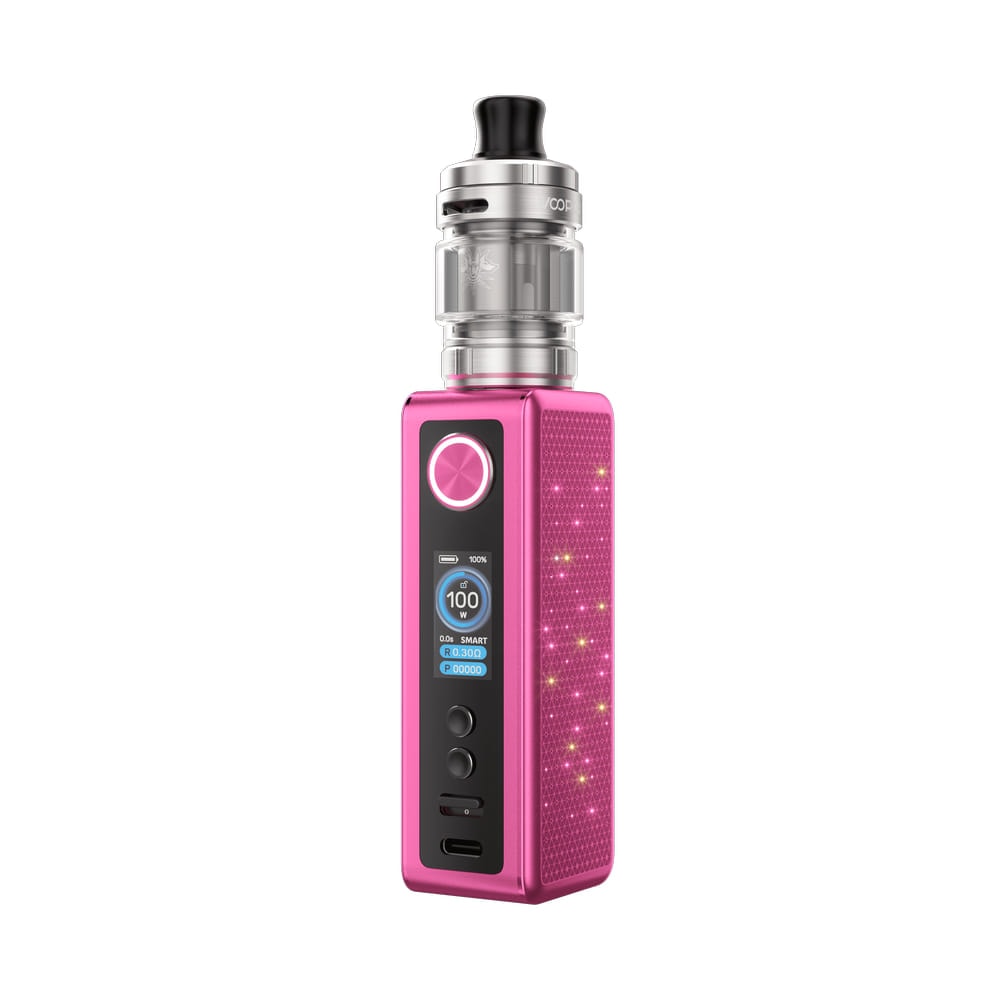 Voopoo Vinci Spark 100 Vape Kit (£29.99) 5 VOOPOO VINCI SPARK 100 ROSE RED VAPE KIT