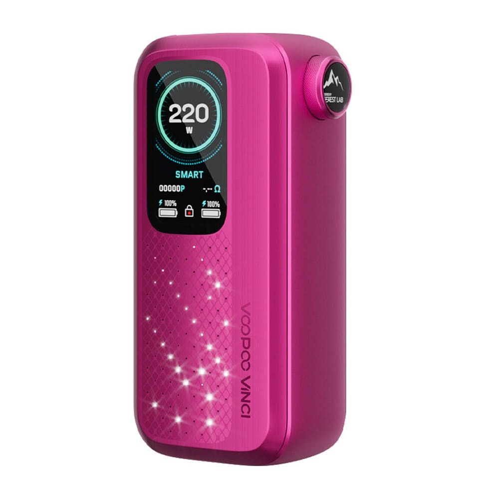 Voopoo Vinci Spark 220 Box Mod (£24.99) 4 VOOPOO VINCI SPARK 220 ROSE RED BOX MOD