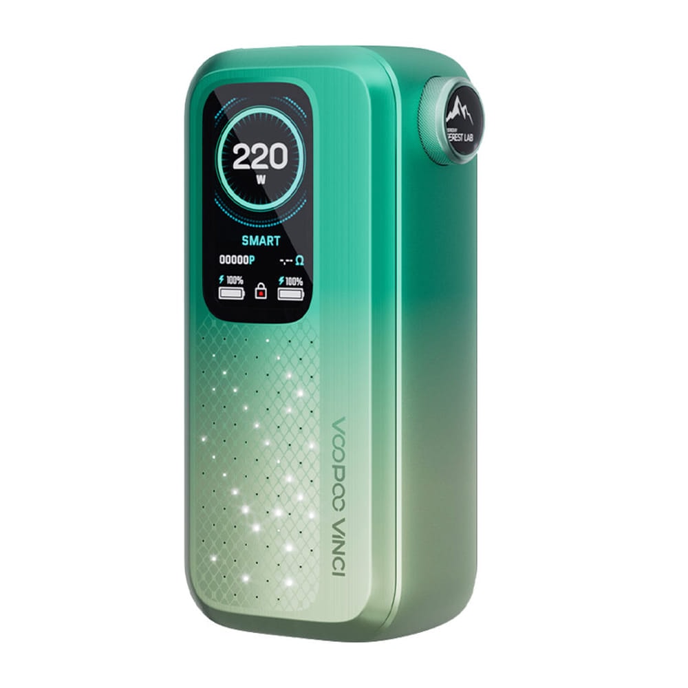 Voopoo Vinci Spark 220 Box Mod (£24.99) 5 VOOPOO VINCI SPARK 220 SPRING GREEN BOX MOD
