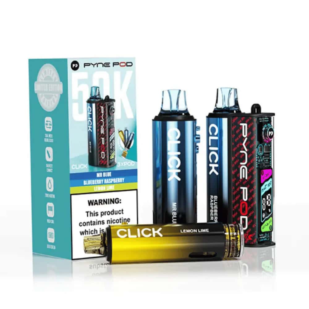 Pyne Pod Click 50K Prefilled Pod Vape Kit Β£9.99 5 classic edition pyne pod click 50k prefilled pod vape kit