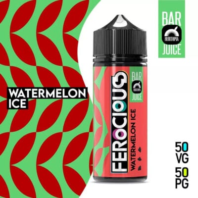 watermelon ice shortfill e-liquid by ferocious 100ml