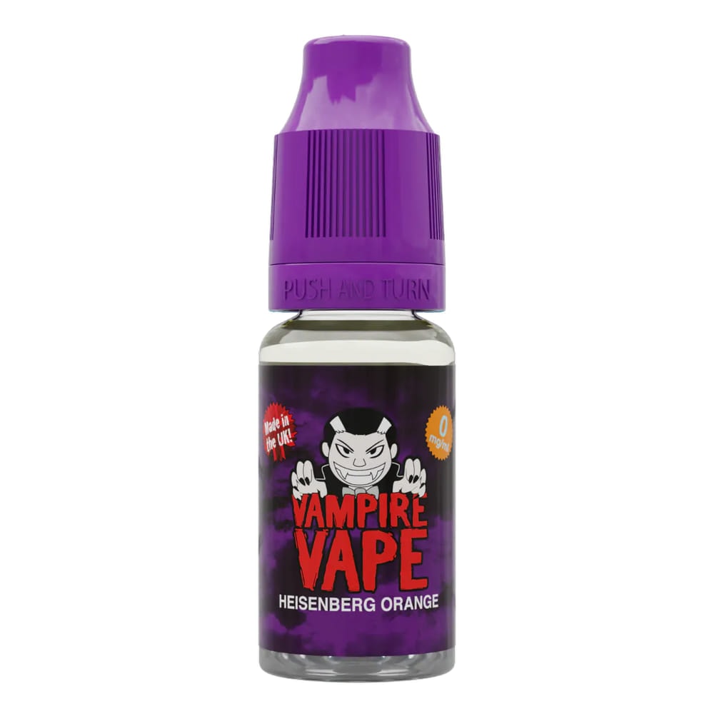 Vampire Vape Clearance 10ml E-liquids 79p 14 heisenberg orange e-liquid by vampire vape 10ml