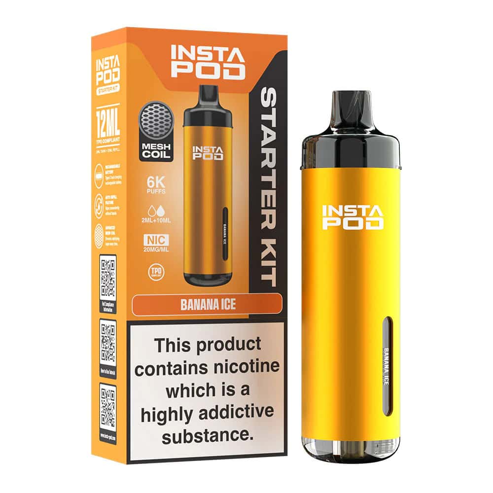 Insta Pod Prefilled Pod Vape Kit 2 BANANA ICE PREFILLED POD KIT BY INSTA POD