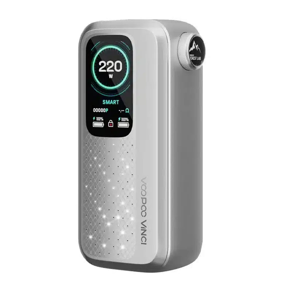 Voopoo Vinci Spark 220 Box Mod (£24.99) 3 voopoo vinci spark 220 tech silver mod