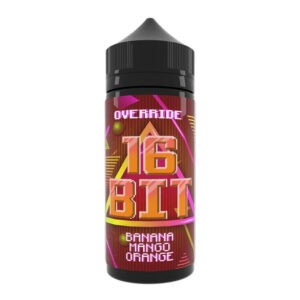 16 BIT Override E-Liquid 100ml Shortfill