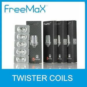 FreeMax Twister coils - FIRELUKE 2 & M Tanks Pack of Five X1 X2 X3 Coils