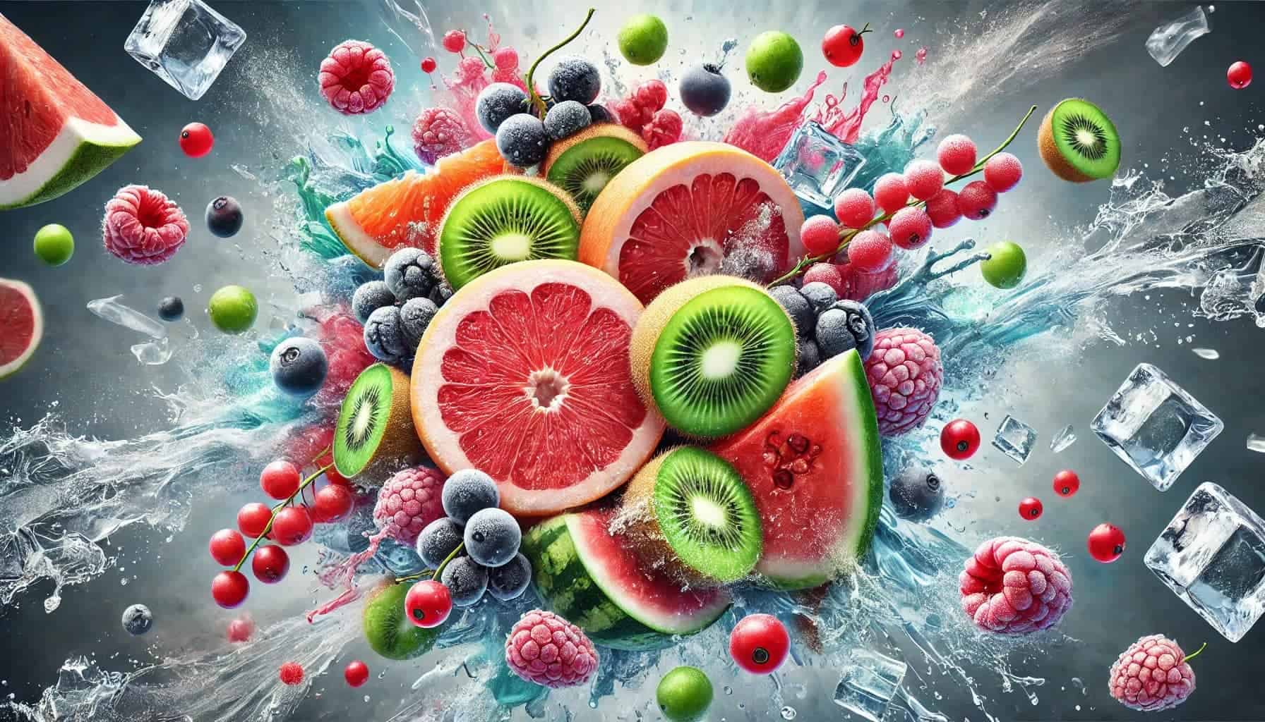 Get Fruitycube Salt E-liquid By Get Faked 10ml background