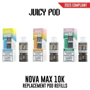 JUICY POD NOVAMAX 10K PREFILLED PODS