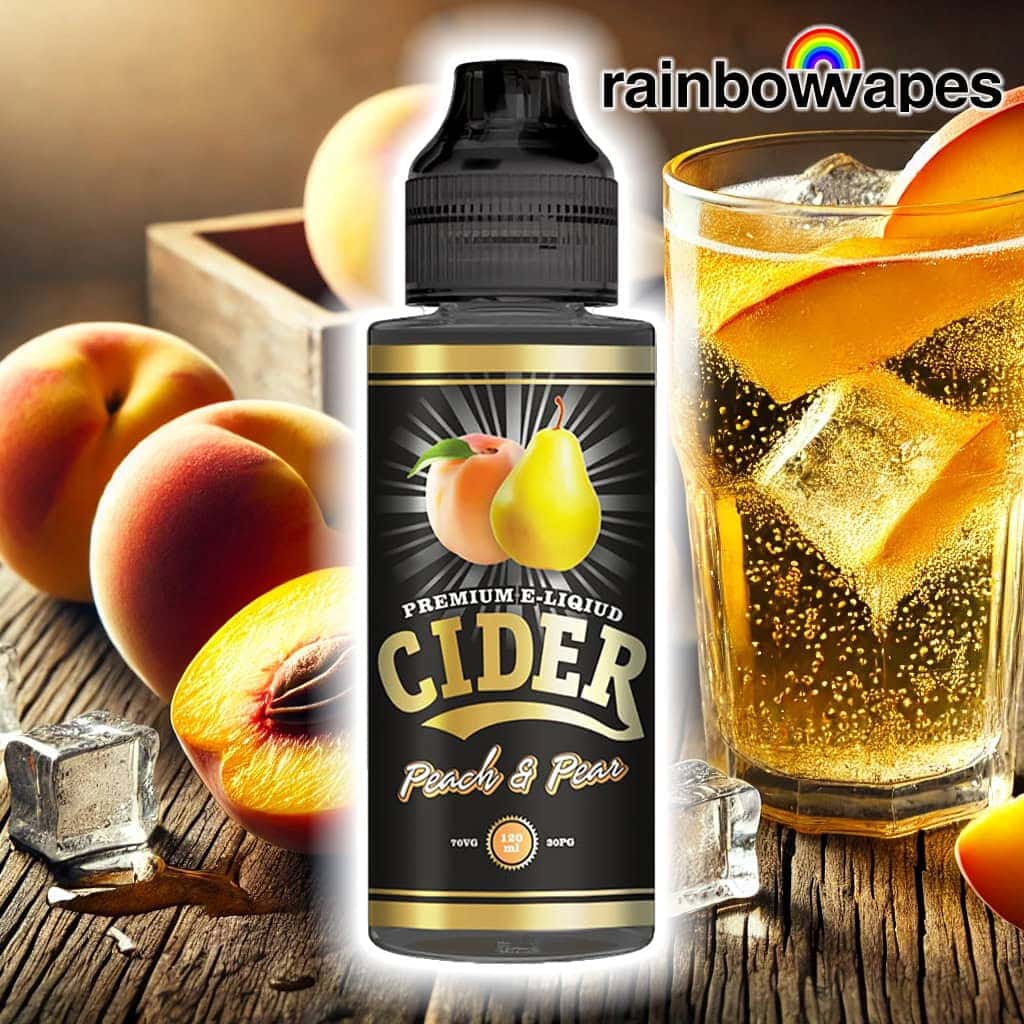 peach pear vape juice Cider E-Liquid 100ml Shortfill Select Flavor ::Blueberry Peach Slushy dual chamber thca vape OKsO Crystal Bar 800