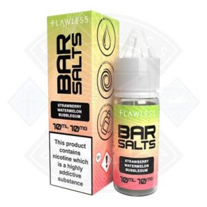 Flawless Bar Salts Strawberry Watermelon Bubblegum 10ml Nic Salt E-Liquid