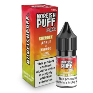 apple mango sherbet salt e-liquid by moreish puff 10ml