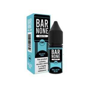 ballistic blue salt e-liquid by bar none 10ml