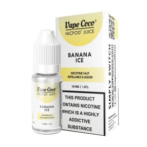 banana ice vape coco nic salt 10ml