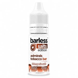 Barless Admirals Tobacco 10ml Nic Salt E-Liquid
