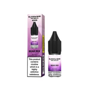 bear mix salt e-liquid by bloody bar bb5000 10ml